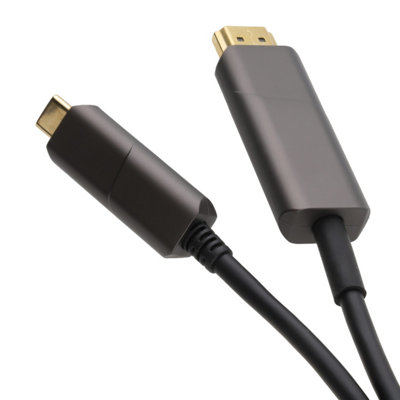 kenable Long USB-C to HDMI 2.0 Cable 4K 60Hz Active Optical AOC Lead ...