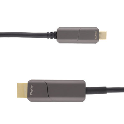 kenable Long USB-C to HDMI 2.0 Cable 4K 60Hz Active Optical AOC Lead ...