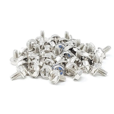 kenable M3.5mm Case Screws for Motherboard Riser QS: 10214 (50 Pack)