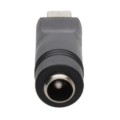 kenable Mini USB Plug to DC 2.1mm Jack Socket Power Adapter Black