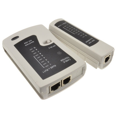 kenable Networking RJ45 RJ11 Tester with Crimper and 100 x RJ45 Ends ...