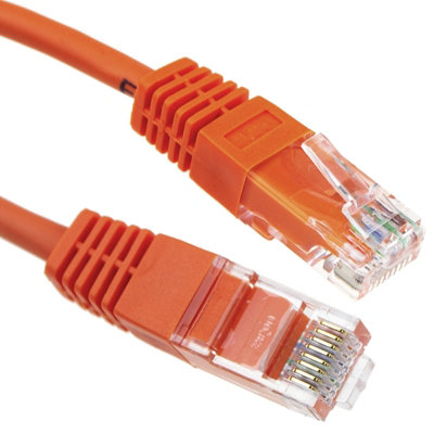 kenable Orange Network Ethernet RJ45 Cat-5E UTP PATCH LAN COPPER Cable ...