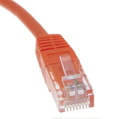 kenable Orange Network Ethernet RJ45 Cat-5E UTP PATCH LAN COPPER Cable ...
