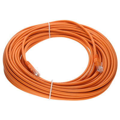 kenable Orange Network Ethernet RJ45 Cat5E-CCA UTP PATCH 26AWG Cable ...
