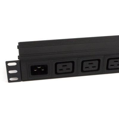 kenable PDU C20 IEC Inlet to C19 Sockets 8 Way Power Distribution Unit ...