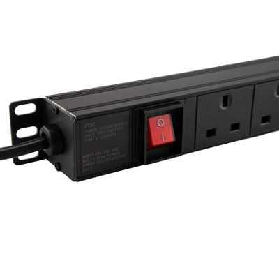 kenable PDU UK Sockets 10 Way with UK Plug Power Distribution Unit ...