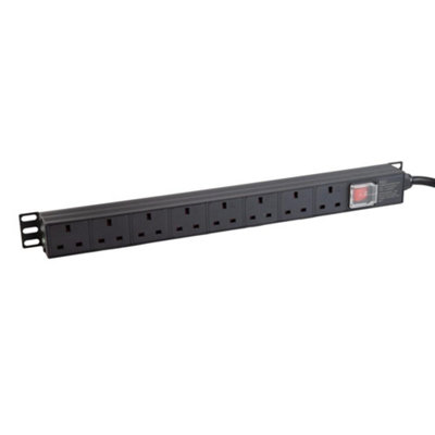 kenable PDU UK Sockets 8 Way with 32A Commando PluDistribution Unit ...