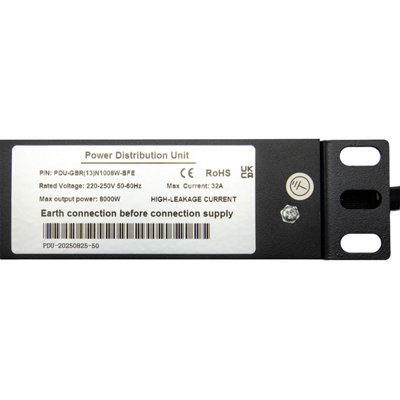 kenable PDU UK Sockets 8 Way with 32A Commando Plug Power Distribution ...