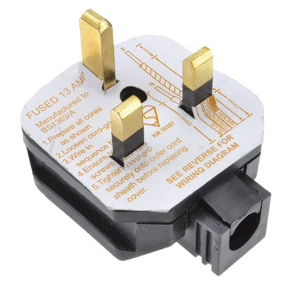 kenable Permaplug 13 Amp 230V UK 3 Pin Heavy Duty Rewirable Plug