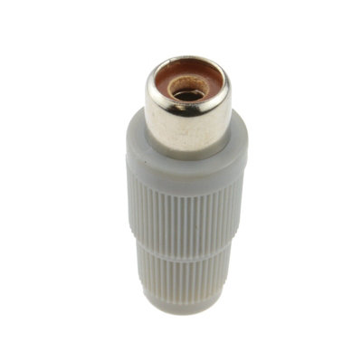 kenable Phono RCA Socket Audio or Video Solder Termination GREY 10 Pack