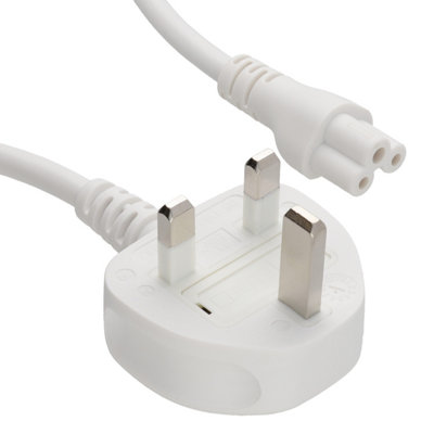 kenable Power Cord UK Plug to C5 Clover Leaf CloverLeaf Lead 1.8m Cable ...