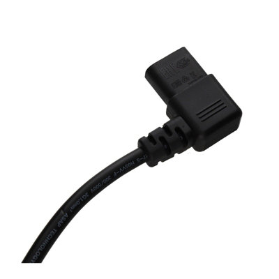kenable Power Extension Cable Right Angle C13 IEC Male to Female C14 1 ...