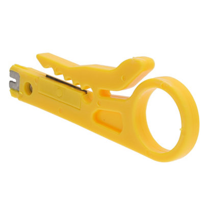 kenable Punch Down UTP Cable Cutter Stripper Tool IDC Network - Yellow