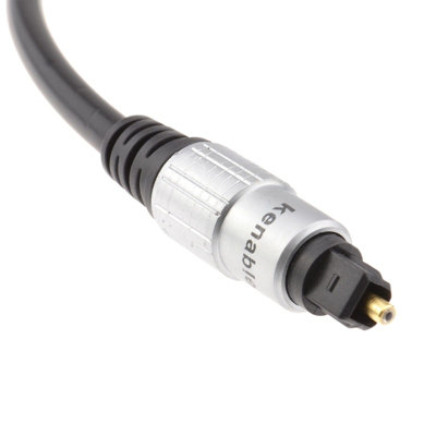 kenable Pure TOS Link TOSLink Optical Digital Audio Cable HQ 6mm Lead 3m