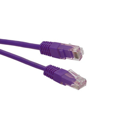 kenable Purple Network Ethernet RJ45 Cat-5E UTP PATCH LAN COPPER Cable ...