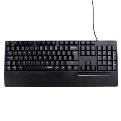 kenable Rapoo NK2000 USB Keyboard Spill Resistant Wired Home and Office ...
