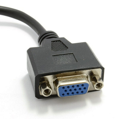kenable Ready Made Faceplate Module SVGA 15 Pin Socket Panel Mount Stub ...