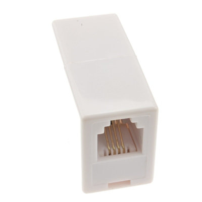 kenable RJ11 to RJ 11 6P4C Coupler for ADSL/Phone Cables