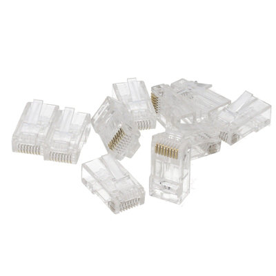 kenable RJ45 Cat5e Ethernet LAN Crimps Ends for Networks (10 Pack)