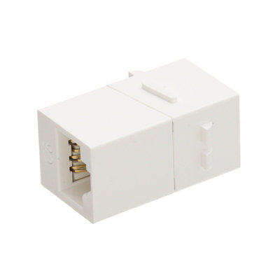 kenable RJ45 UL Panel Mount Keystone Coupler Pass Through Keystone Cat6 ...