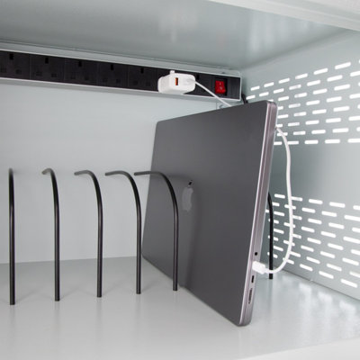 kenable Secure 10 Device Desktop Charging Cabinet for Laptops, Tablets ...