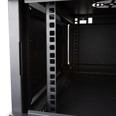 kenable Server FLAT PACK Wall Mounted Data Cabinet for 19 inch Rack 4U ...