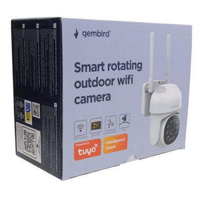 kenable Smart Rotating Outdoor Wi-Fi CCTV Camera 2K QHD Weatherproof ...
