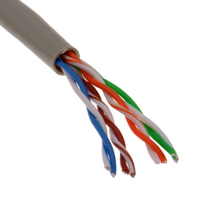 kenable Stranded CAT5e-CCA UTP Ethernet Network Cable Reel BOX Wire ...