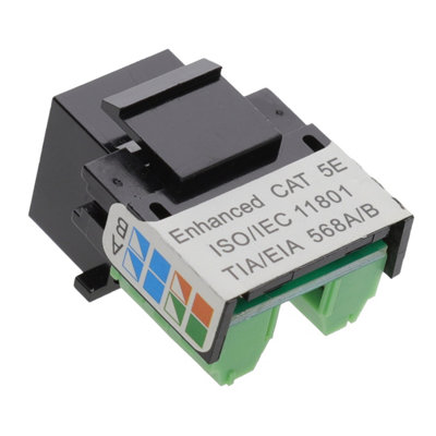 kenable TUK Cat5e Screw Termination Keystone Module for Network Faceplates