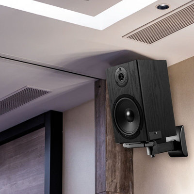 kenable Universal Side Clamping Bookshelf Studio Monitor Wall Mount Speaker Bracket