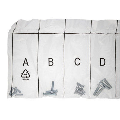 kenable Universal VESA TV Mount Screw Kit for Fixed Tilting Arm Brackets (68 Piece)