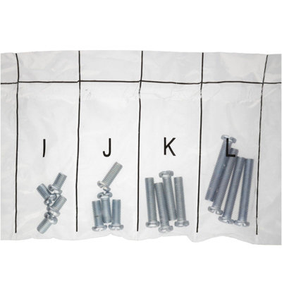 kenable Universal VESA TV Mount Screw Kit for Fixed Tilting Arm Brackets (68 Piece)
