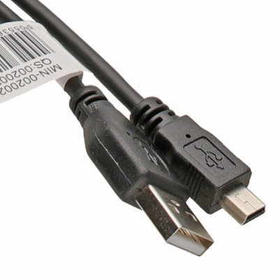 kenable USB 2.0 24AWG Hi-Speed A to mini-B 5 pin Cable Power & Data ...