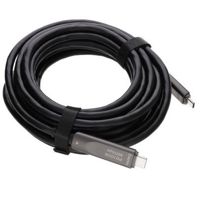 kenable USB-C USB-40 Active Optical Cable AOC 100W 40Gbps Data Transfer ...