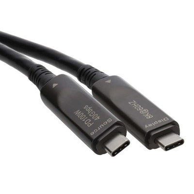 kenable USB-C USB-40 Active Optical Cable AOC 100W 40Gbps Data Transfer ...