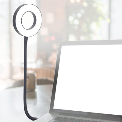 kenable USB LED Ring Light with Flexible Arm Compatible with OTG ...