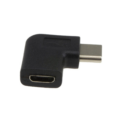 kenable USB Micro B Socket to RIGHT ANGLED Type C Male Plug Converter ...