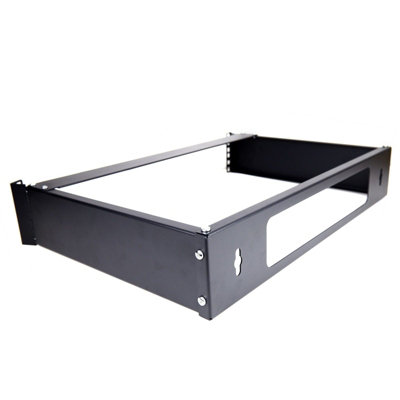kenable Wall Mounted Patch Panel Bracket 2U for 19 inch Rack Open Frame ...