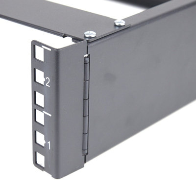 kenable Wall Mounted Patch Panel Bracket 2U for 19 inch Rack Open Frame ...