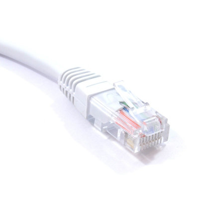 kenable White Network Ethernet RJ45 Cat5E-CCA UTP PATCH 26AWG Cable ...