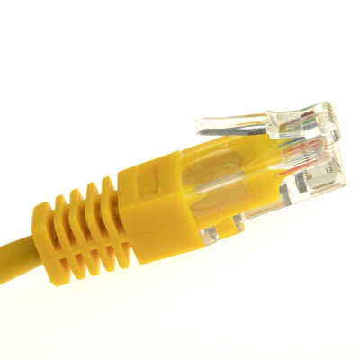 kenable Yellow Network Ethernet RJ45 Cat-5E UTP PATCH LAN COPPER Cable ...