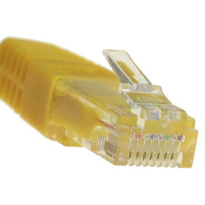 kenable Yellow Network Ethernet RJ45 Cat-5E UTP PATCH LAN COPPER Cable ...