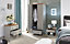 Kendal 3 Piece Bedroom Set Grey