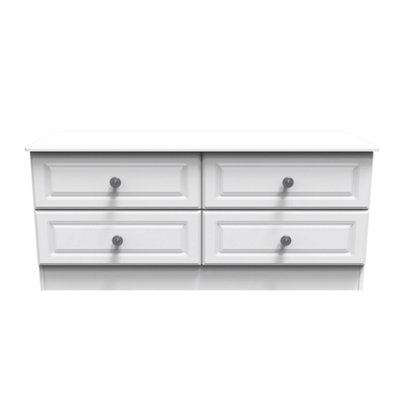 Kendal 4 Drawer Bed Box in White Ash (Ready Assembled)