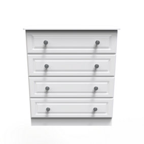 Kendal 4 Drawer Chest in White Ash (Ready Assembled)