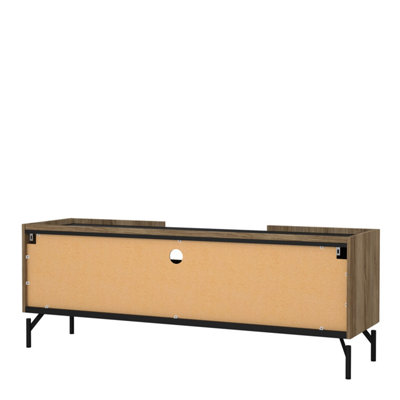 Kendall TV-Unit with 2 Doors + 1 Drawer Oak and Black