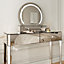 Kendall x Ivy Silver LED Mirror Dressing Table