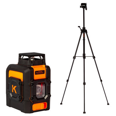 Kendo Self-Levelling Laser Level 25m 360 with Adjustable Tripod ...