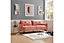 Kensington 3 Seater Velvet Sofa, Blush Pink Velvet