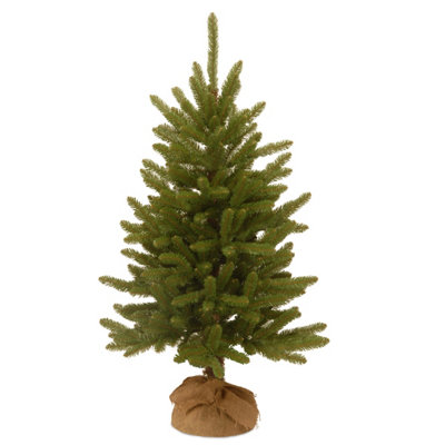 Kensington Fir 4ft Tree Burlap Bag | DIY at B&Q